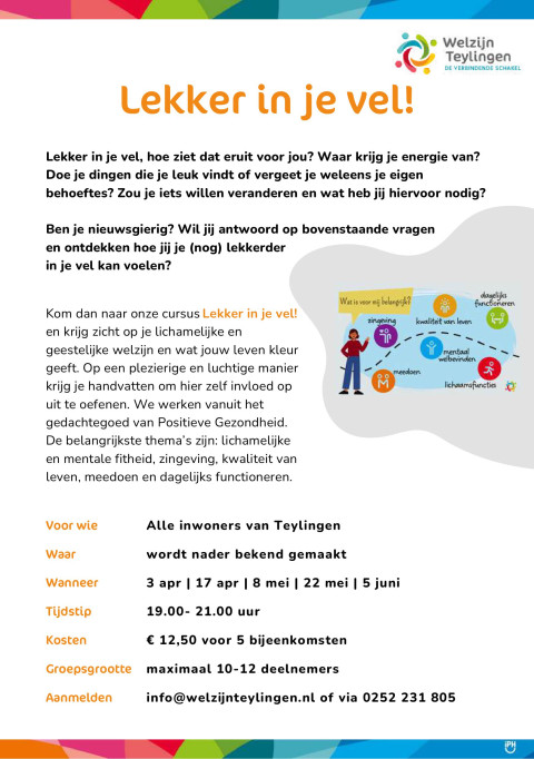 Cursus lekker in je vel. afbeeldingen 1