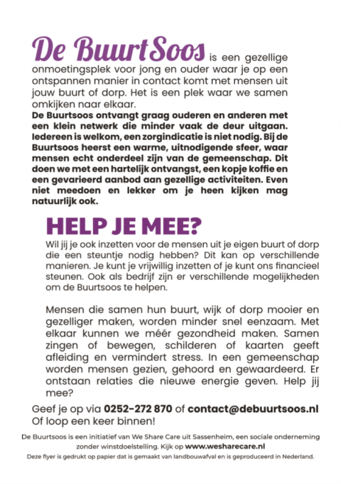 De BuurtSoos   flyer maart 2025 2